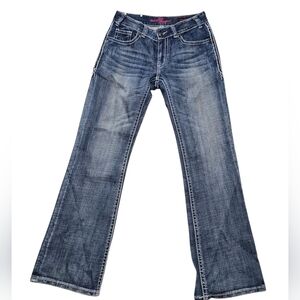 Rock&Roll Cowgirl Bootcut Jeans Womens Mid Rise